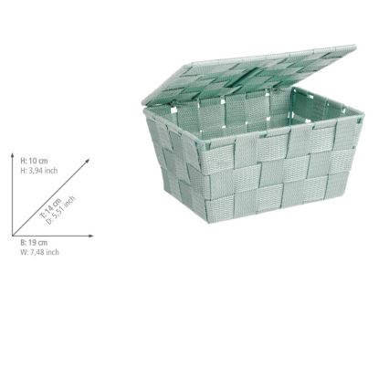 WENKO 22573100 - Korpa ADRIA 19x14 cm zelena