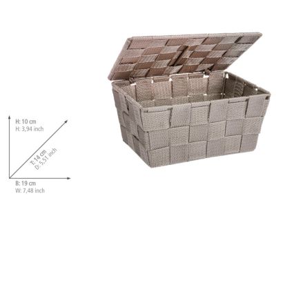WENKO 22575100 - Korpa ADRIA 19x14 cm bež