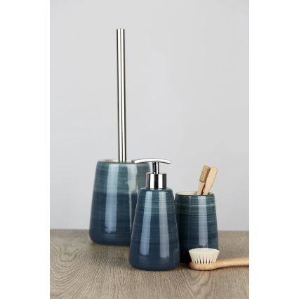 WENKO 22648100 - set za WC POTTERY 12,5x39,5 cm tirkizna