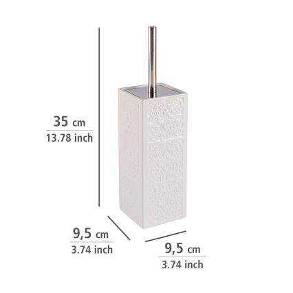 WENKO 22651100 - WC četka CORDOBA 9,5x35 cm bela