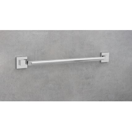 WENKO 22684100-Držač peškira VACUUM-LOC QUADRO ED 60,5x6 cm srebrna/sjajni hrom