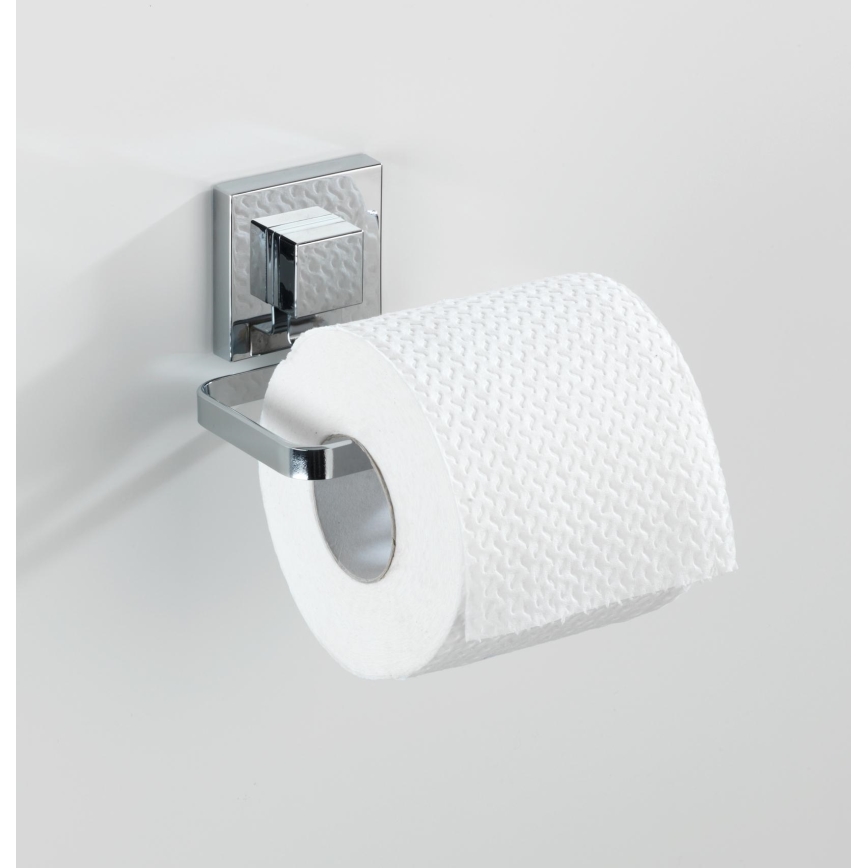 WENKO 22687100-Držač toalet papira VACUUM-LOC QUADRO ED 14x11 cm sjajni hrom