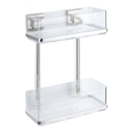 WENKO 22691100-Polica VACUUM-LOC QUADRO ED 25,5x32,5 cm srebrna/sjajni hrom/proziran