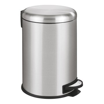 WENKO 22704100 - Kanta LEMAN 30,5x44 cm nerđajući čelik/satenski/crna