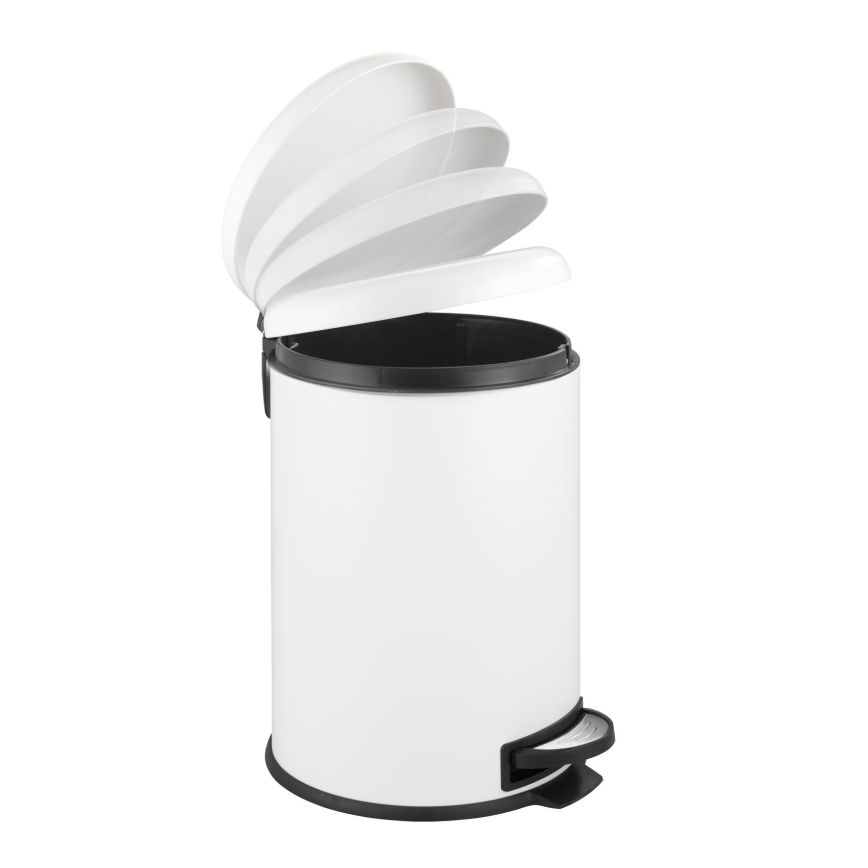 WENKO 22708100 - Korpa LEMAN 30,5x44 cm bela/crna