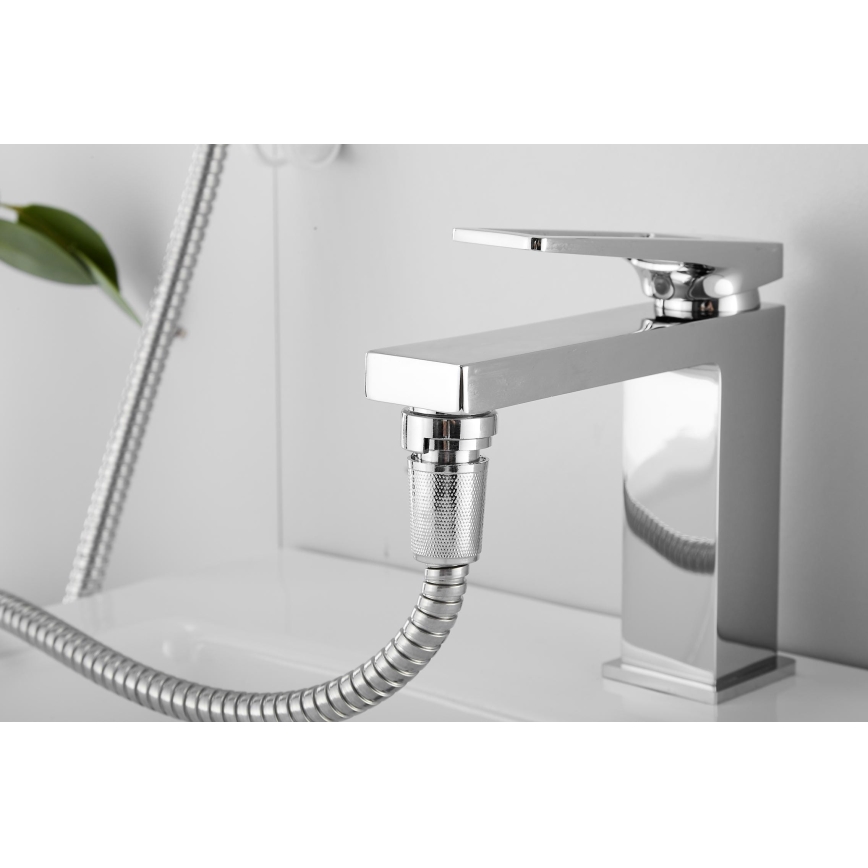 WENKO 22866100 - Tuš UNIVERSAL 170x6,5 cm sjajni hrom/srebrna/siva