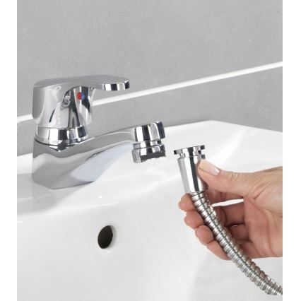 WENKO 22866100 - Tuš UNIVERSAL 170x6,5 cm sjajni hrom/srebrna/siva