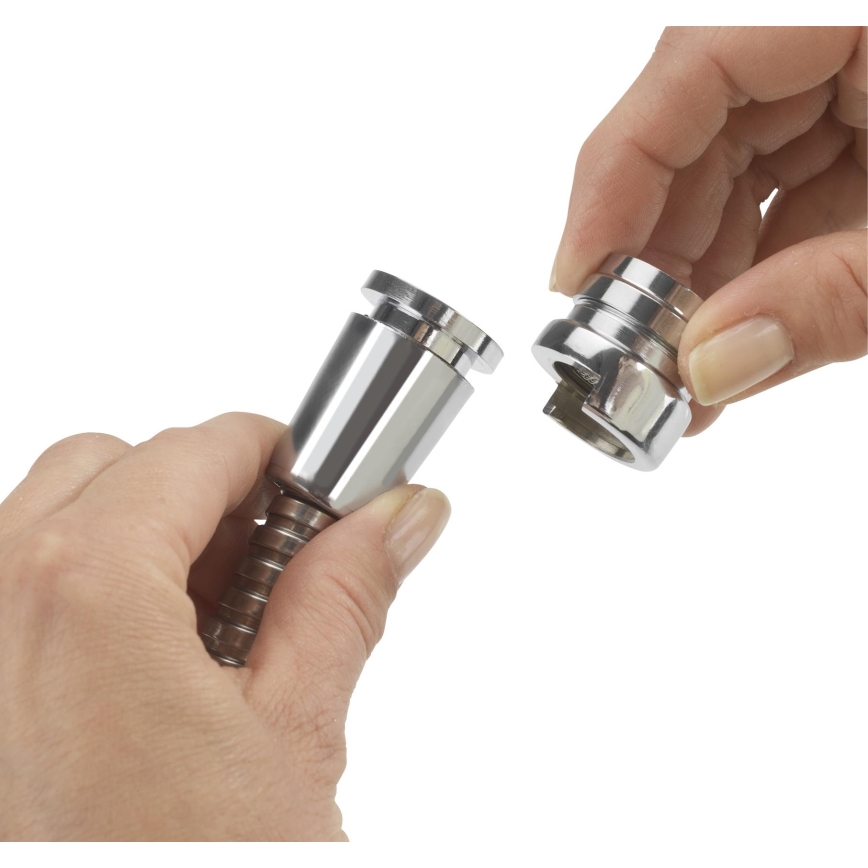 WENKO 22866100 - Tuš UNIVERSAL 170x6,5 cm sjajni hrom/srebrna/siva