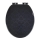 WENKO 22977100-Toaletno sedište BELLEVUE 35,5x42,5 cm antracit/srebrna