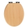 WENKO 22979100-WC toaletna daska PRIRODNI BUK 35,5x42,5 cm braon/srebrna