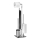 WENKO 22983100 - WC četka RIVALTA 18x70 cm inox/srebrna/crna