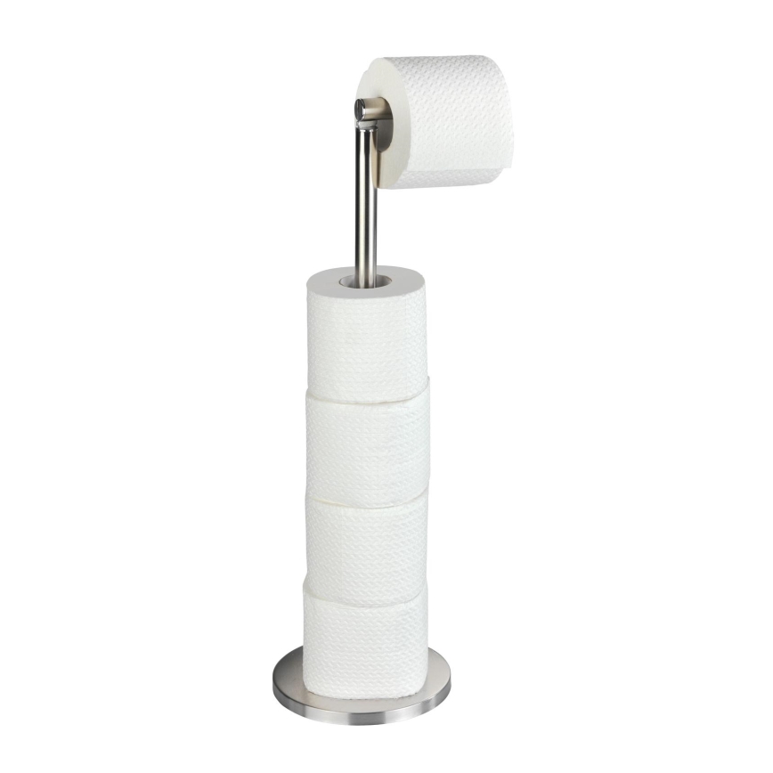 WENKO 22985100 - Držač toaletnog papira 21x55 cm od nerđajućeg čelika/srebrne boje