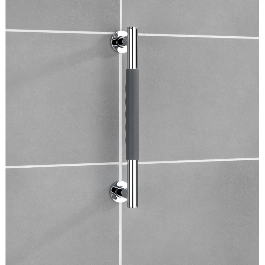 WENKO 23284100-rukohvat SECURA 40,5x9 cm nerđajući čelik/antracit/sjajni hrom