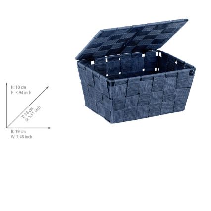 WENKO 23786100 - Korpa ADRIA 19x14 cm plava