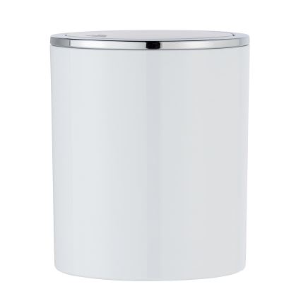 WENKO 23930100 - Kanta INCA 14x16,8 cm bela/sjajni hrom