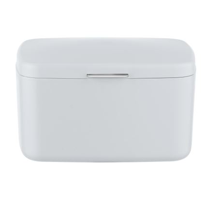 WENKO 23960100 - Kutija BARCELONA 19,5x16 cm bela/sjajni hrom