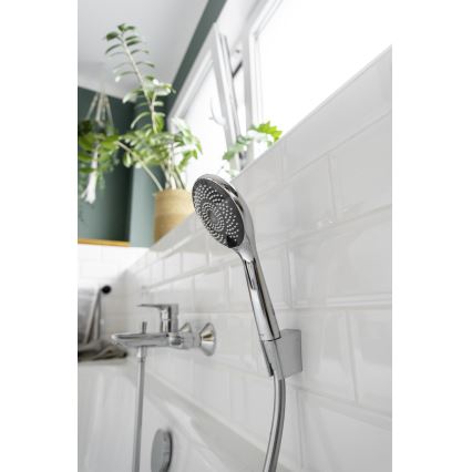 WENKO 23992100 - Tuš ruža WATERSAVING SYSTEM 9,5x9,5 cm sjajni hrom/siva