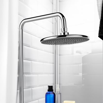 WENKO 23998100 - Tuš glava WATERSAVING SYSTEM 22,5x22,5 cm sjajni hrom