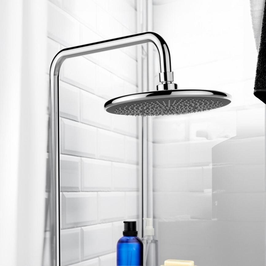 WENKO 23998100 - Tuš glava WATERSAVING SYSTEM 22,5x22,5 cm sjajni hrom