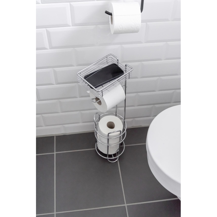 WENKO 24074800 - Držač toaletnog papira 16x59 cm sjajni hrom