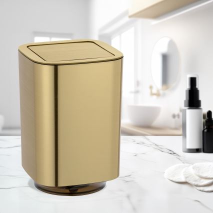 WENKO 24163100 - Kanta za otpatke AURON 17x25,5 cm zlatna