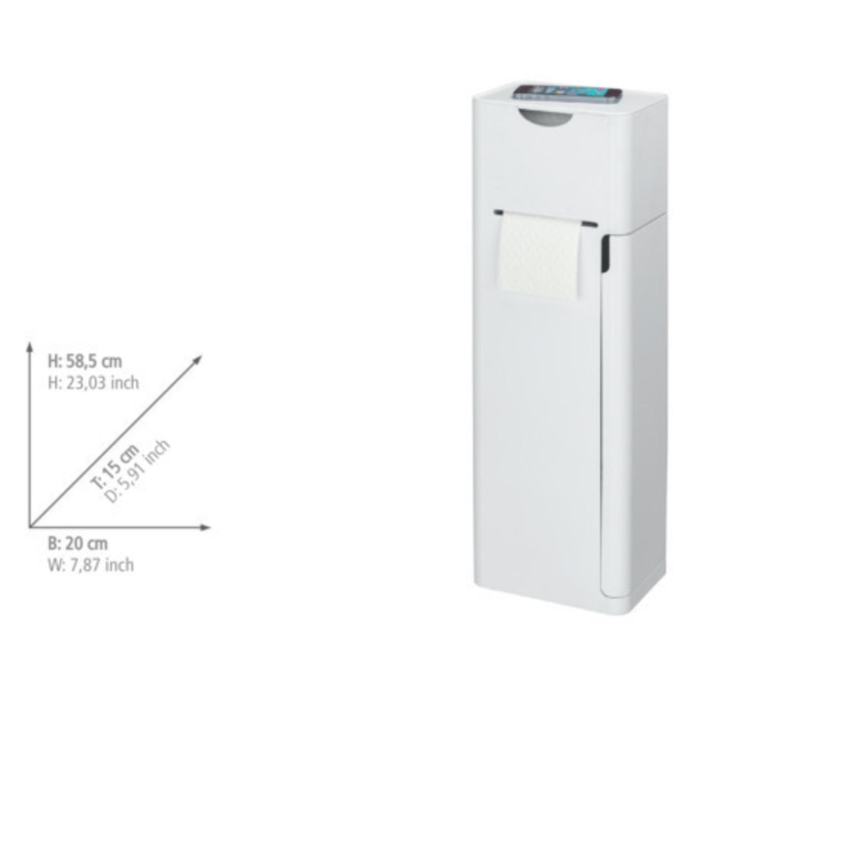 WENKO 24212100 - WC četka IMON 20x58,5 cm bela