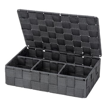 WENKO 24223100 - Korpa ADRIA 26x17 cm siva/antracit