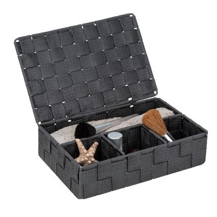 WENKO 24223100 - Korpa ADRIA 26x17 cm siva/antracit