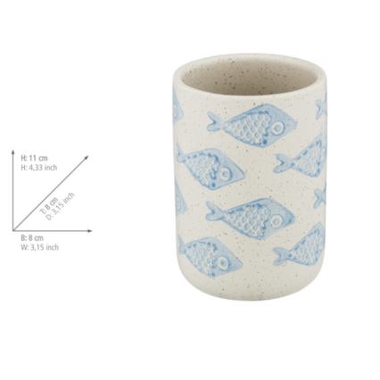 WENKO 24310100 - Čaša AQUAMARIN 8x11 cm bež