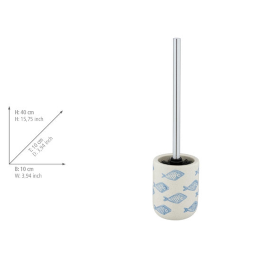 WENKO 24313100 - WC četka AQUAMARIN 10x40 cm bež
