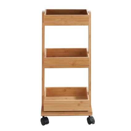 WENKO 24390100 - Regal TORTONA 18x71,5 cm braon/crna