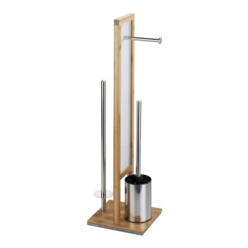 WENKO 24391100 - WC četka RIVALTA 18x70 cm braon/bela/crna