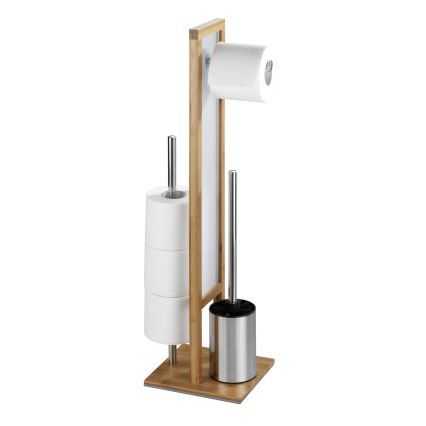 WENKO 24391100 - WC četka RIVALTA 18x70 cm braon/bela/crna