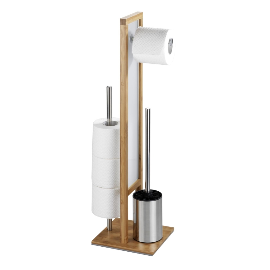 WENKO 24391100 - WC četka RIVALTA 18x70 cm braon/bela/crna