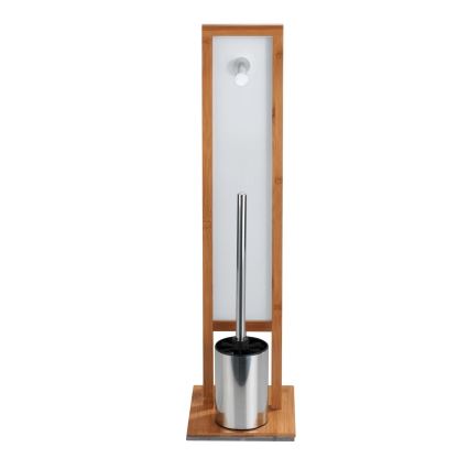 WENKO 24391100 - WC četka RIVALTA 18x70 cm braon/bela/crna