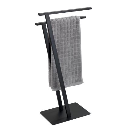 WENKO 24396100 - Stalak za peškire LIRIO 20x40 cm crni