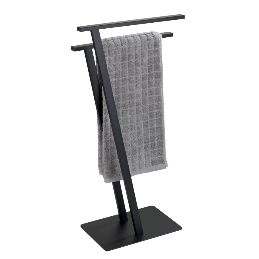 WENKO 24396100 - Stalak za peškire LIRIO 20x40 cm crni