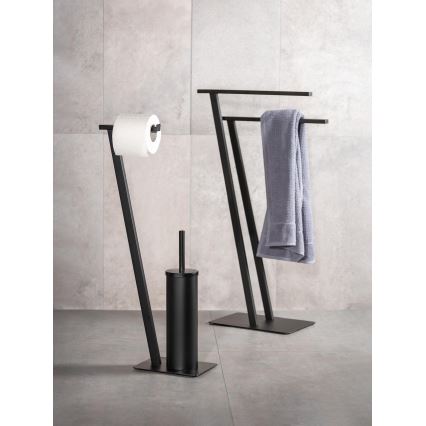 WENKO 24396100 - Stalak za peškire LIRIO 20x40 cm crni