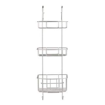 WENKO 24422100 - Polica OLESI 22,5x70 cm od nerđajućeg čelika/srebrna