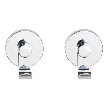 WENKO 24466100-Kuka VACUUM-LOC 6x7 cm sjajni hrom