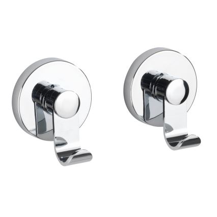 WENKO 24466100-Kuka VACUUM-LOC 6x7 cm sjajni hrom