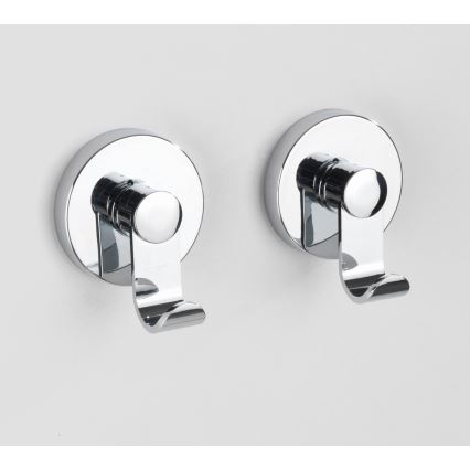 WENKO 24466100-Kuka VACUUM-LOC 6x7 cm sjajni hrom