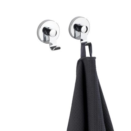 WENKO 24466100-Kuka VACUUM-LOC 6x7 cm sjajni hrom