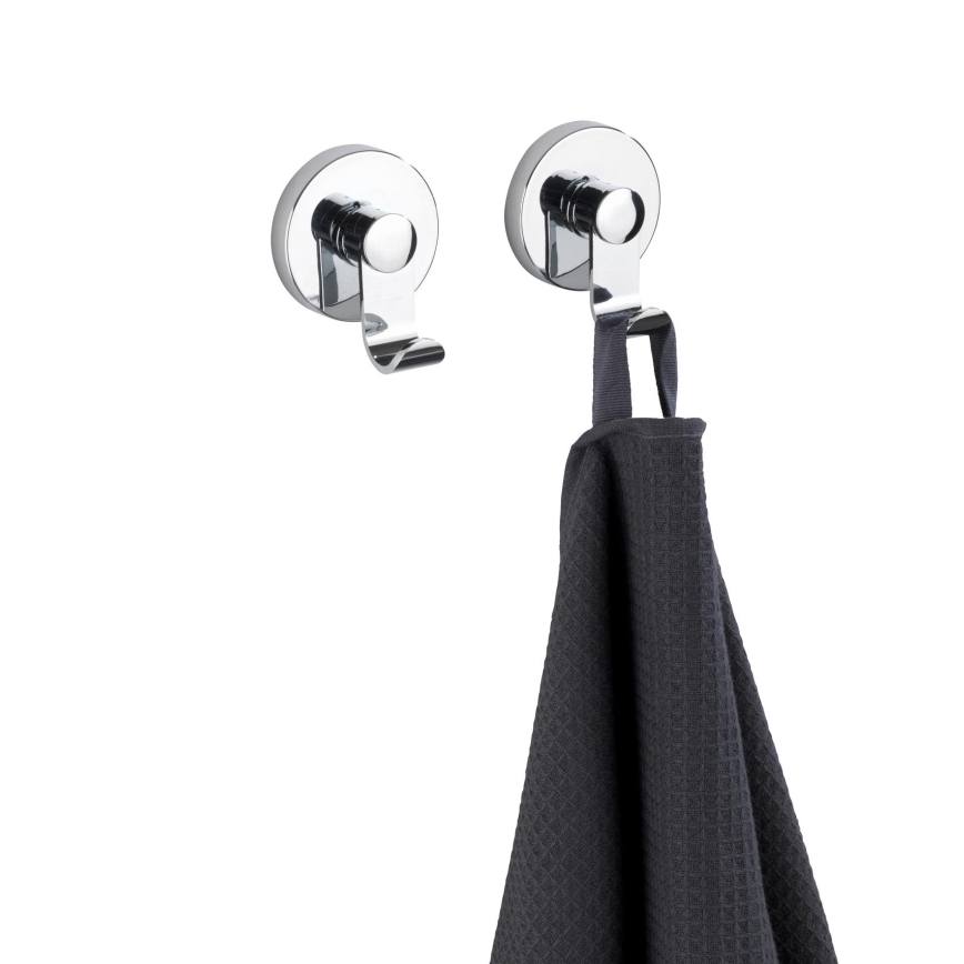 WENKO 24466100-Kuka VACUUM-LOC 6x7 cm sjajni hrom