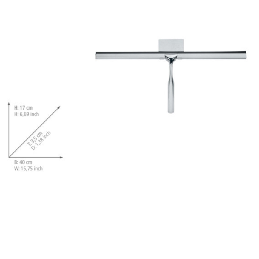 WENKO 24506100 - Strugač TERNI 40x17 cm, sjajni hrom