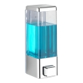 WENKO 24593100-Dozator tečnog sapuna ISTRES 320 ml sjaj. hrom/prozirna