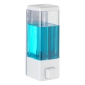 WENKO 24594100-Dozator tečnog sapuna ISTRES 320 ml bela/prozirna