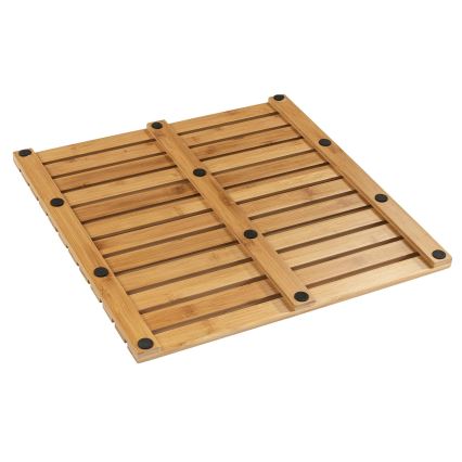 WENKO 24610100 - Otirač BAMBUSA 50x50 cm braon