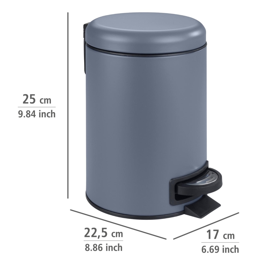 WENKO 24635100 - Korpa LEMAN 17x25 cm plava/crna