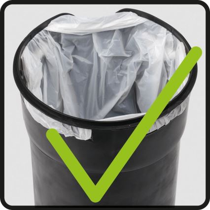 WENKO 24635100 - Korpa LEMAN 17x25 cm plava/crna